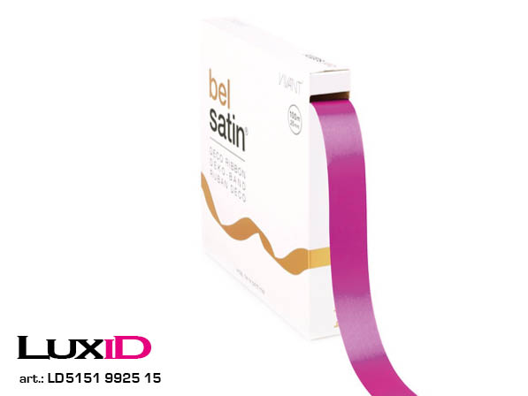 Bel satin 15 magenta 25mm x 100m